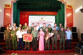 Xã Sơn Hải giành giải A hội thi lực lượng an ninh, trật tự cơ sở giỏi 